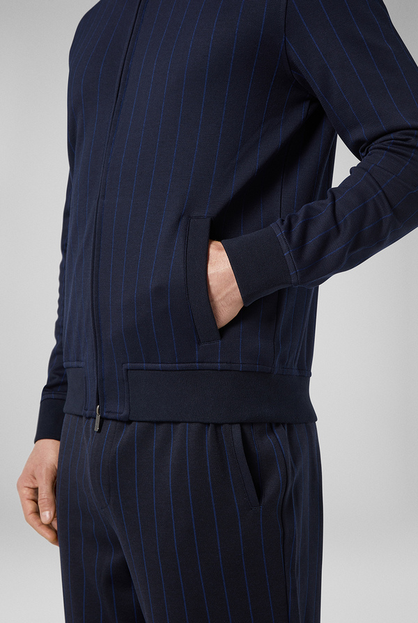 Bomber jacket with pinstripe motif - Pal Zileri shop online