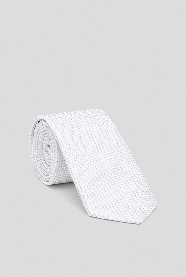 Tie in satin with micro pattern - Pal Zileri shop online