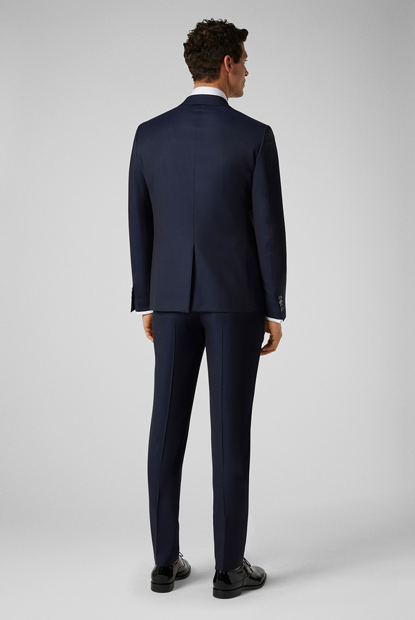 Two-piece suit from the line Cerimonia in pure wool with elegant micro patterns - Pal Zileri shop online