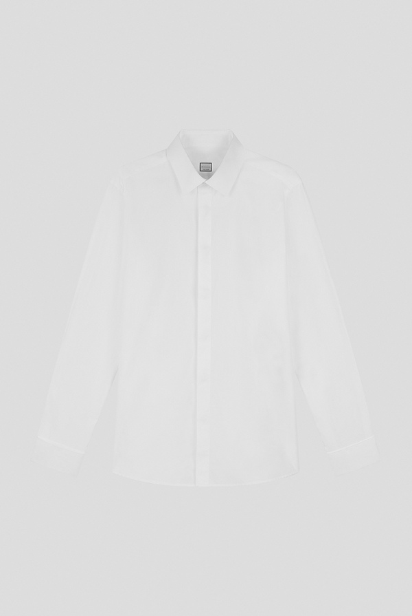 Shirt in pure cotton with micro pattern from the line Cerimonia - Pal Zileri shop online