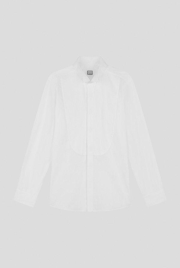Shirt in pure cotton from the line Cerimonia with wing collar and frontal plastron - Pal Zileri shop online