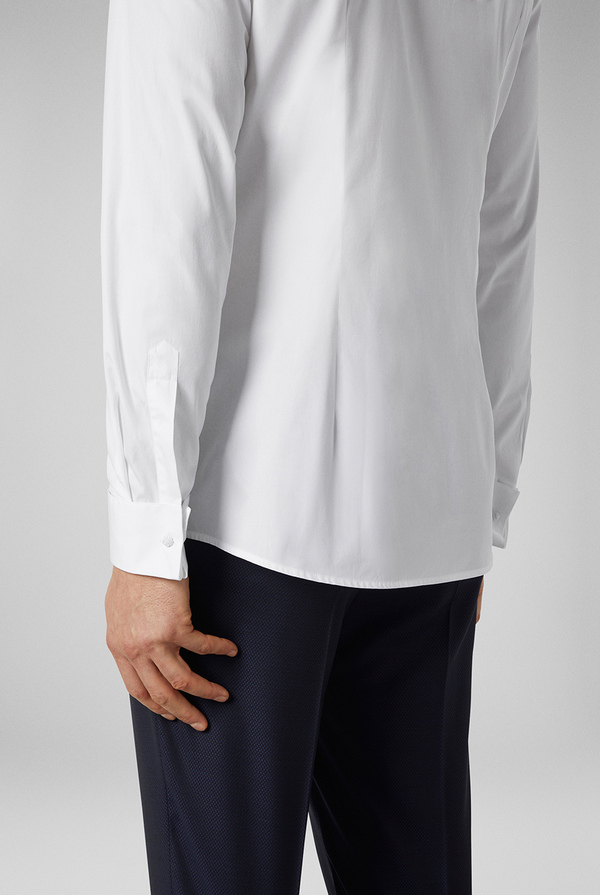 Shirt in pure cotton from the line Cerimonia with wing collar and frontal plastron - Pal Zileri shop online