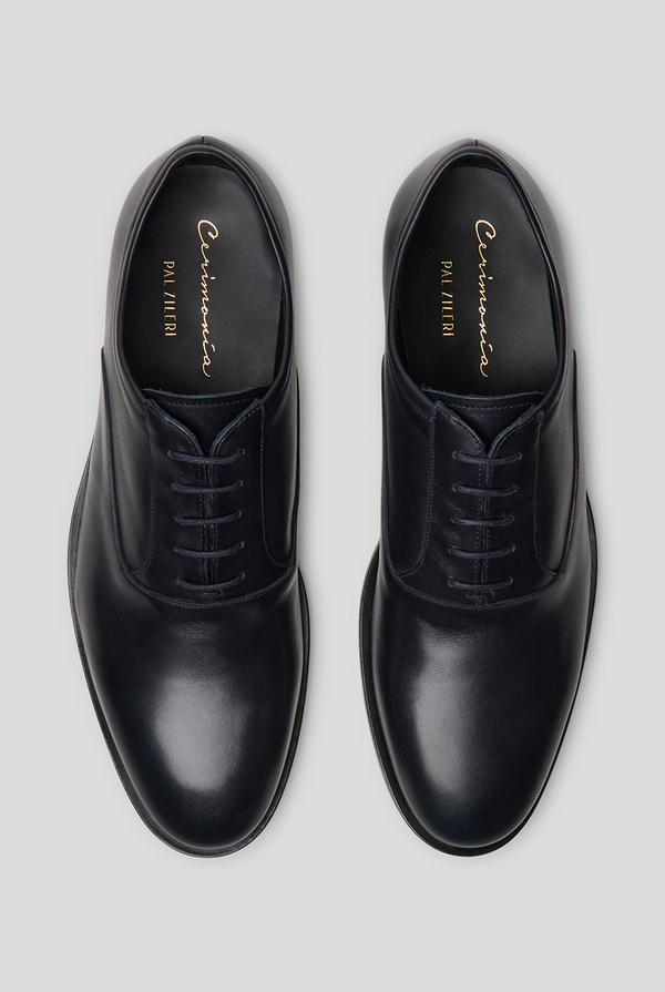 The oxford shoes from the line Cerimonia in brushed leather - Pal Zileri shop online