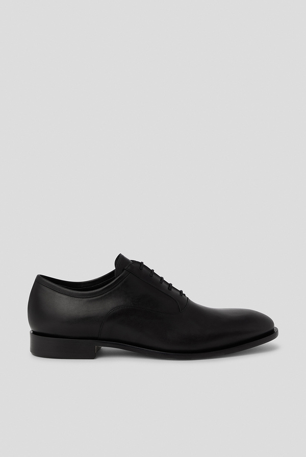 The oxford shoes from the line Cerimonia in brushed leather - Pal Zileri shop online