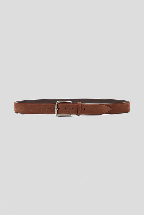 Brown soft leather belt - Pal Zileri shop online