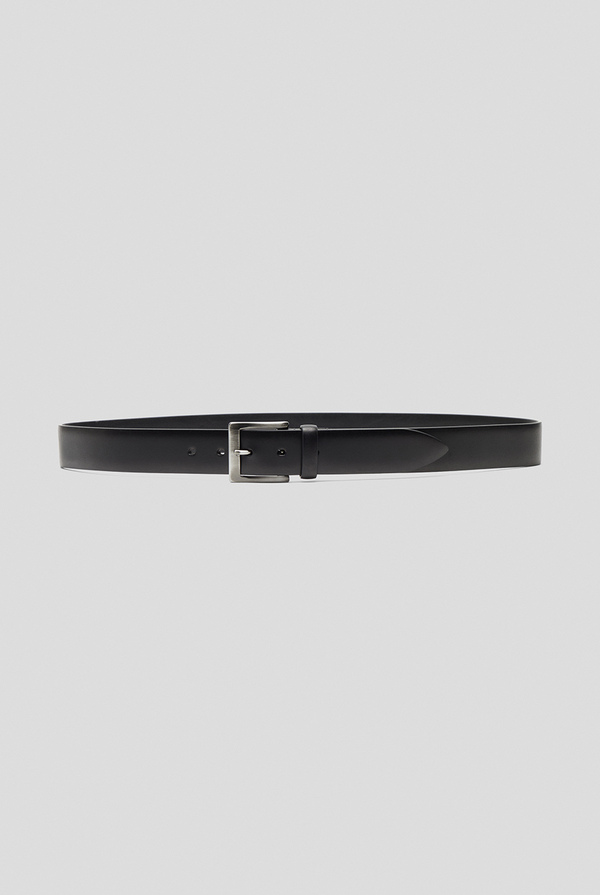 Elegent blue navy leather belt - Pal Zileri shop online