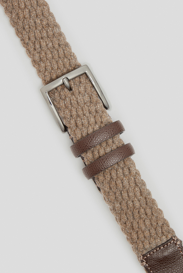 Elasticated braided belt - Pal Zileri shop online
