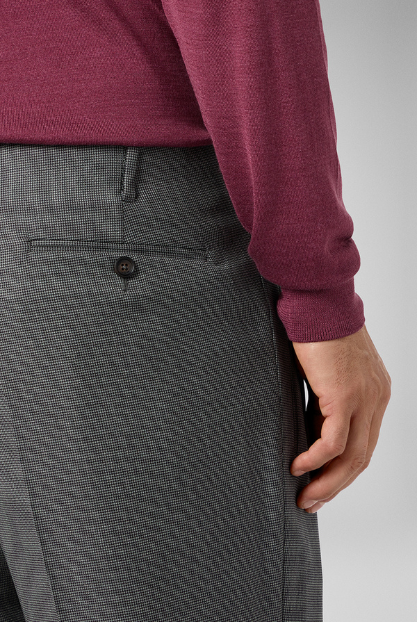 Classic double pleat trousers in 130's wool - Pal Zileri shop online