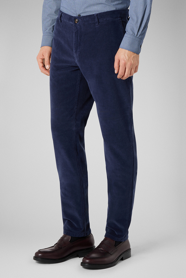 Slim fit Chino trousers in corduroy - Pal Zileri shop online