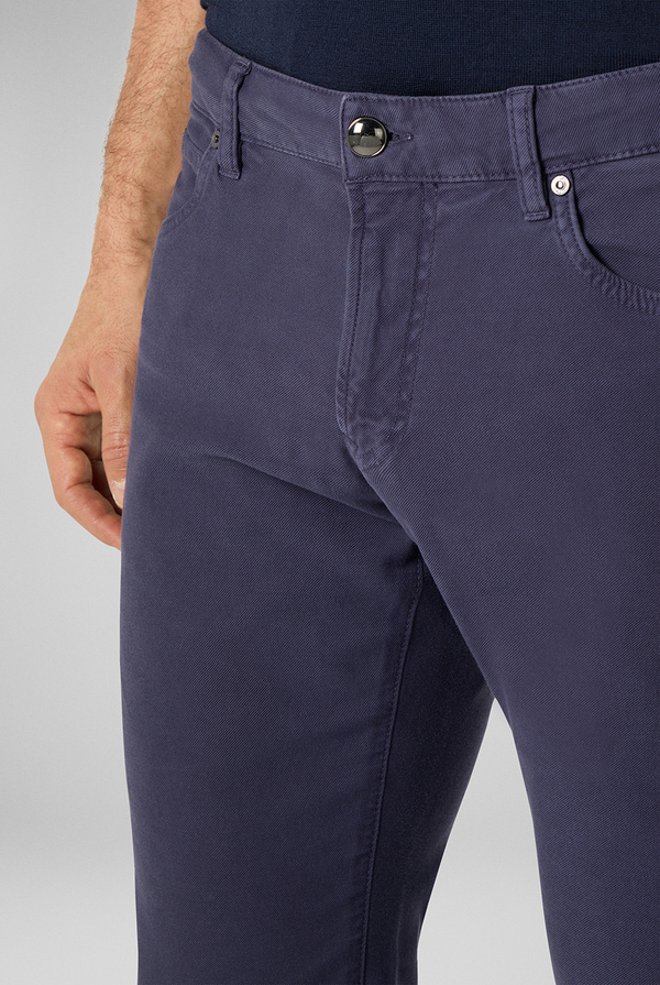 5-pocket trousers in stretch cotton - Pal Zileri shop online