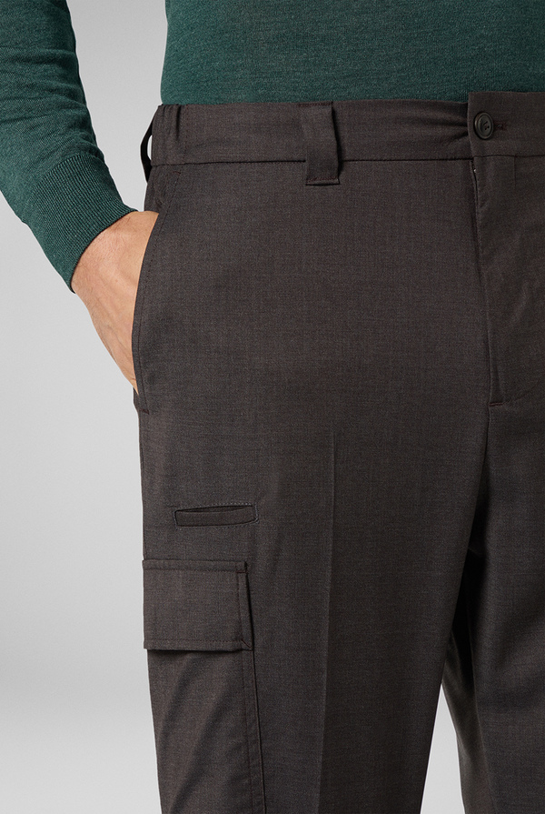 Pantaloni cargo in lana stretch - Pal Zileri shop online