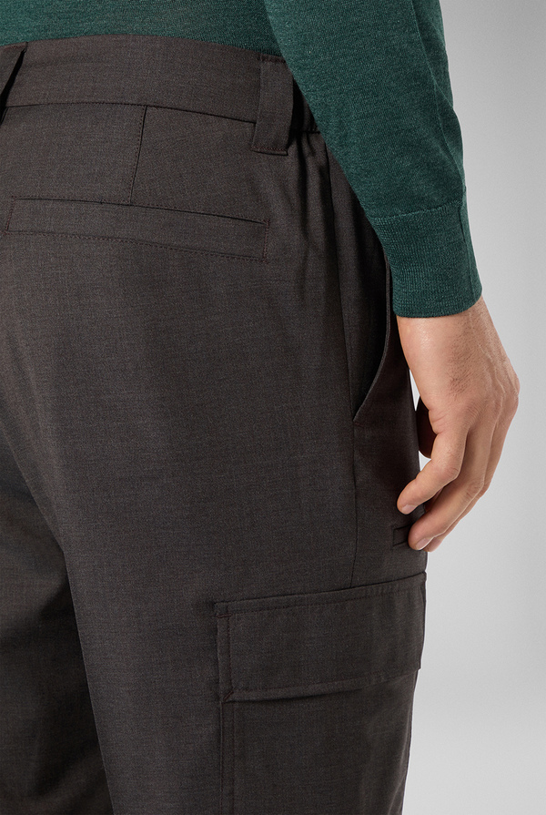 Cargo trousers in stretch wool - Pal Zileri shop online
