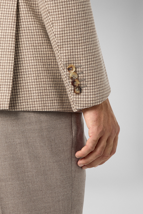 Tailored blazer in cashmere with Prince of Wales motif - Pal Zileri shop online