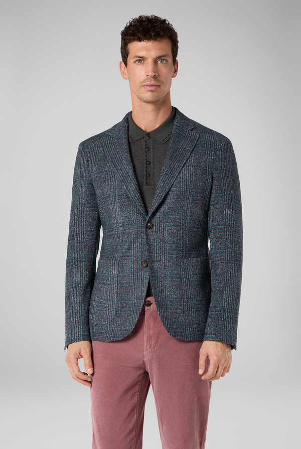 Effortless blazer in Jacquard fabric - Pal Zileri shop online