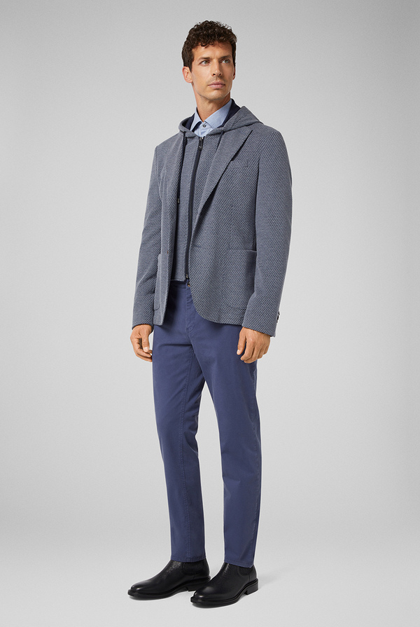 Effortless blazer with detachable bib and wool - Pal Zileri shop online