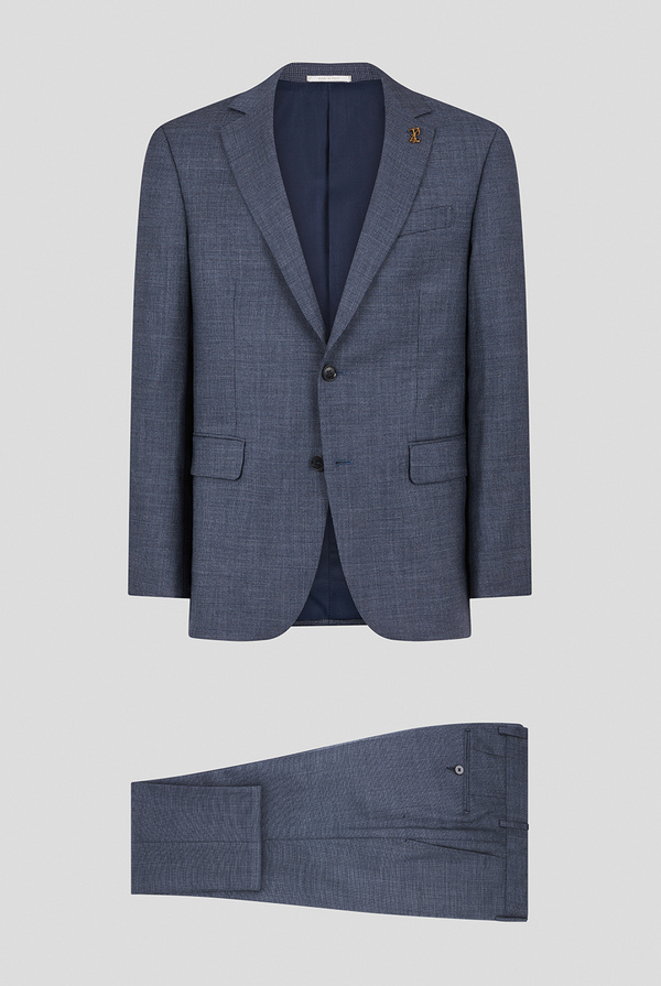 2 piece Palladio suit in pure wool with pied de poule motif - Pal Zileri shop online