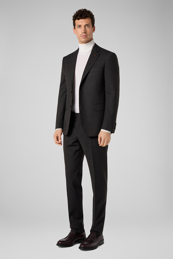 2 piece Palladio suit in stretch wool with pied de poule motif - Pal Zileri shop online