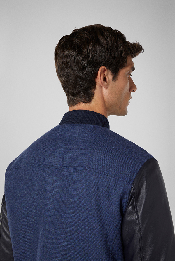Varsity jacket in lana e pelle - Pal Zileri shop online