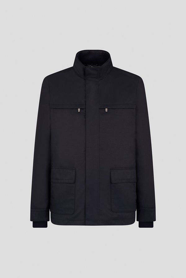 Oyster field Jacket with detachable lining in navy blue - Pal Zileri shop online