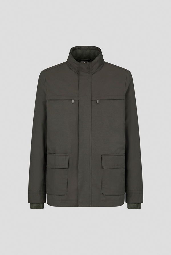 Oyster field Jacket with detachable lining in army green - Pal Zileri shop online