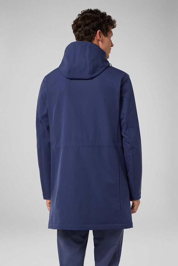 Softshell parka with blue hood - Pal Zileri shop online