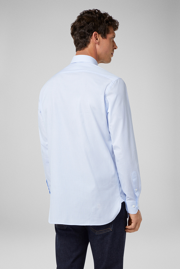 Camicia wrinkle free celeste con collo standard - Pal Zileri shop online