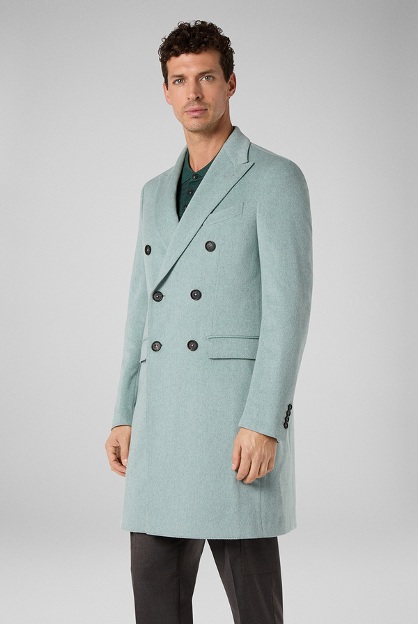 Double-breasted coat in wool - Pal Zileri shop online