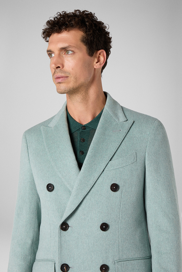 Double-breasted coat in wool - Pal Zileri shop online