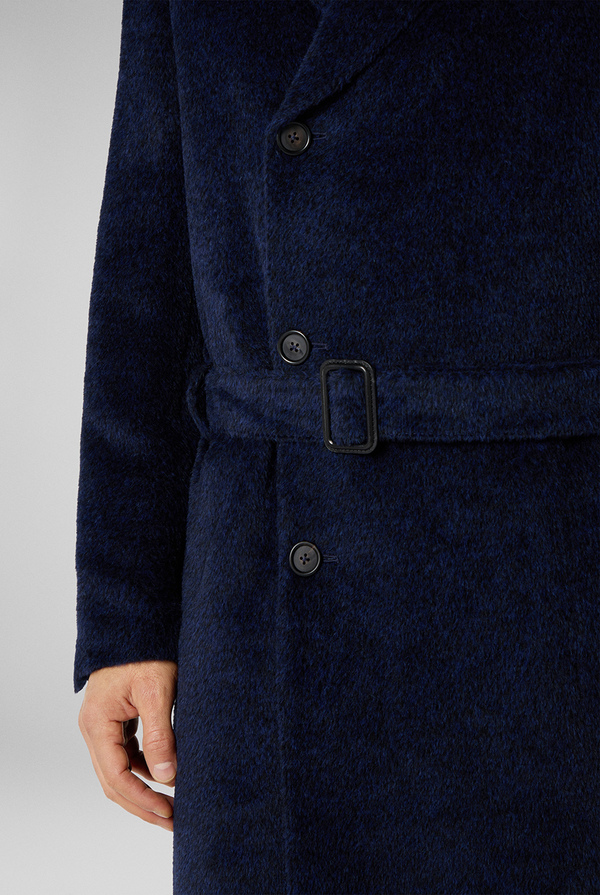 Double-breasted coat with adjustable belt - Pal Zileri shop online