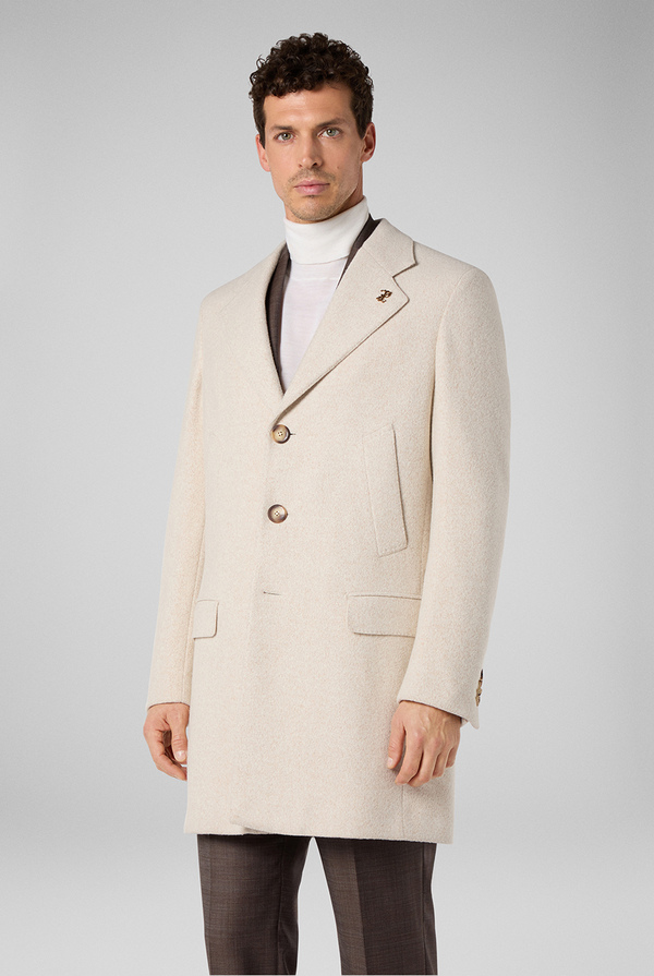 Cappotto con allacciatura 3 bottoni in lana e seta - Pal Zileri shop online