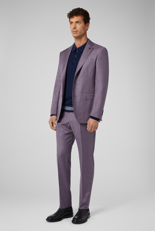 Polo in wool and cashmere with stripes details - Pal Zileri shop online