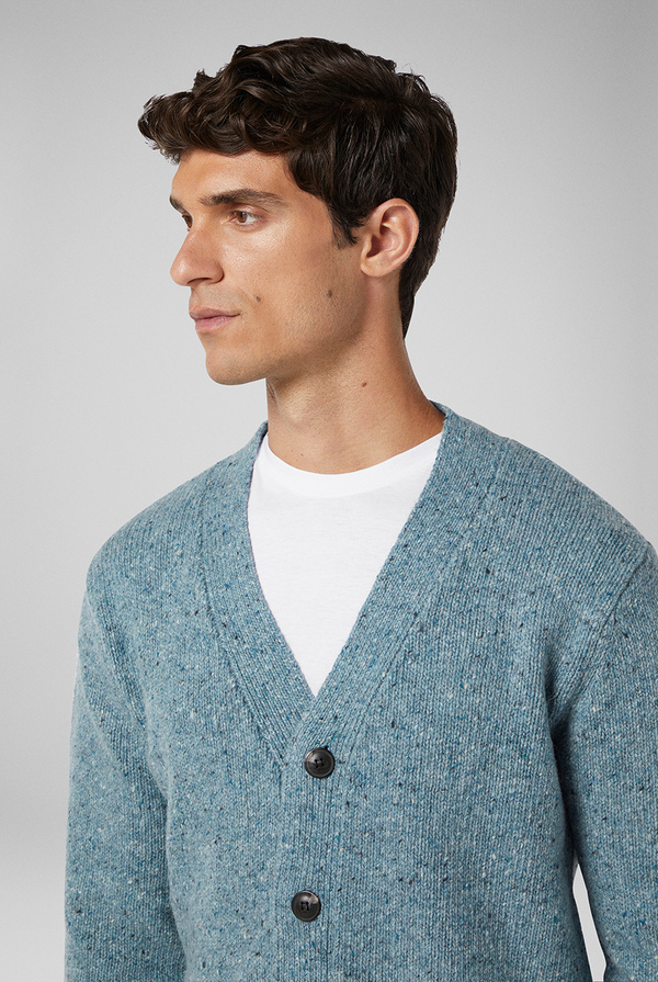 Cardigan in alpaca and wool - Pal Zileri shop online