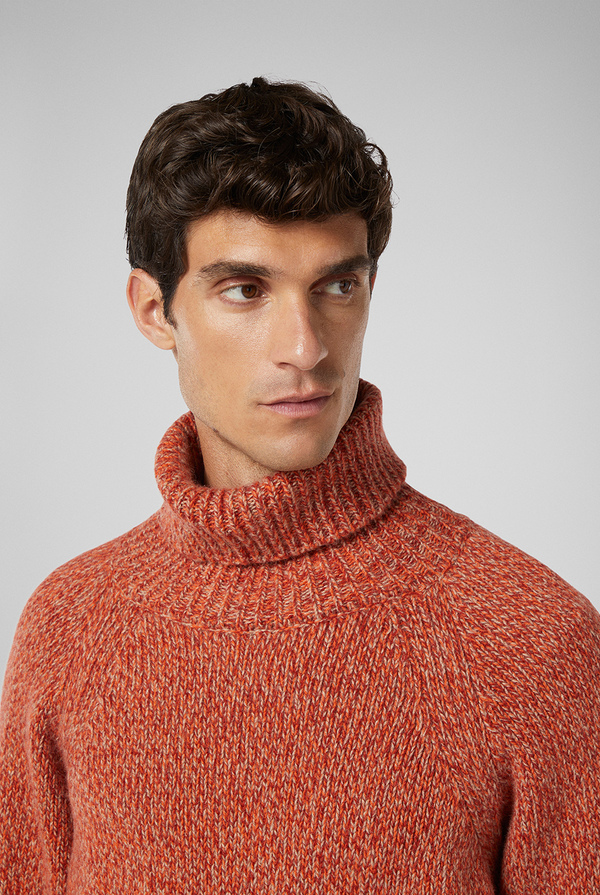 Maglione a collo alto in lana e alpaca - Pal Zileri shop online