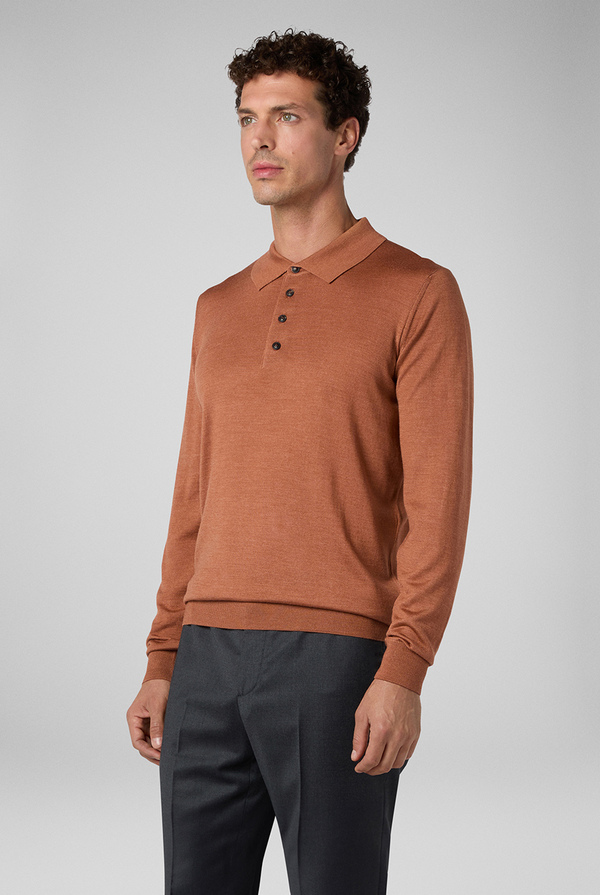 Polo in wool and silk - Pal Zileri shop online