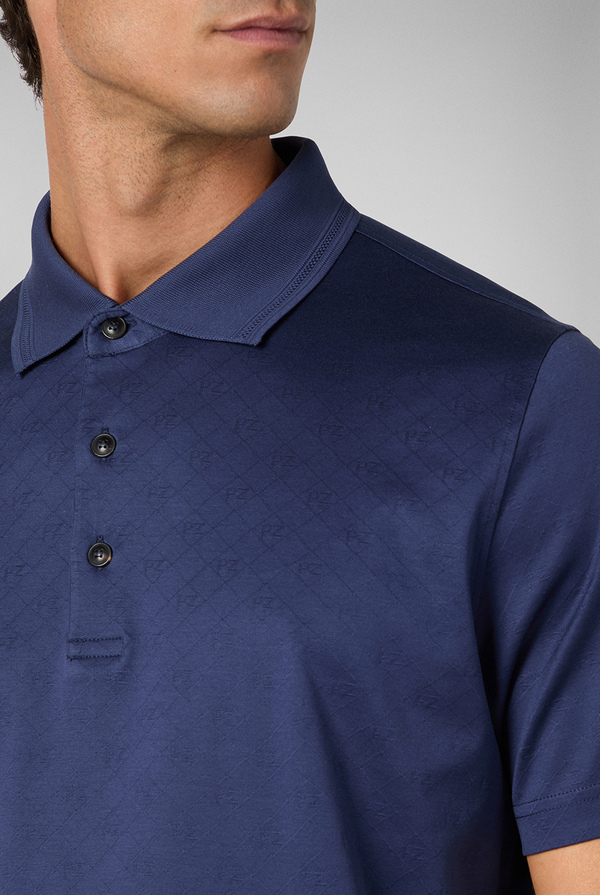 Short sleeves polo in mercerized cotton - Pal Zileri shop online