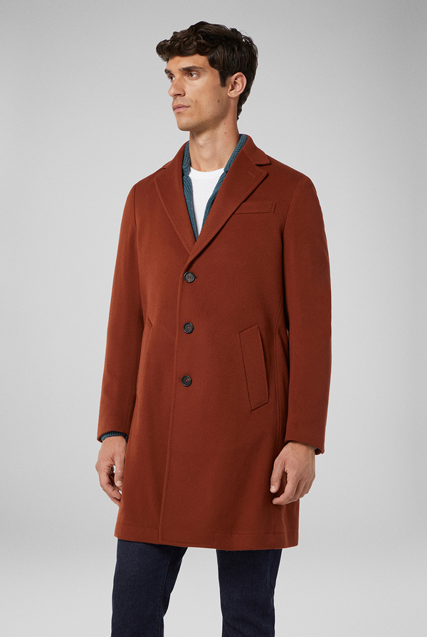 Wool and cashmere coat with buttons - Pal Zileri shop online