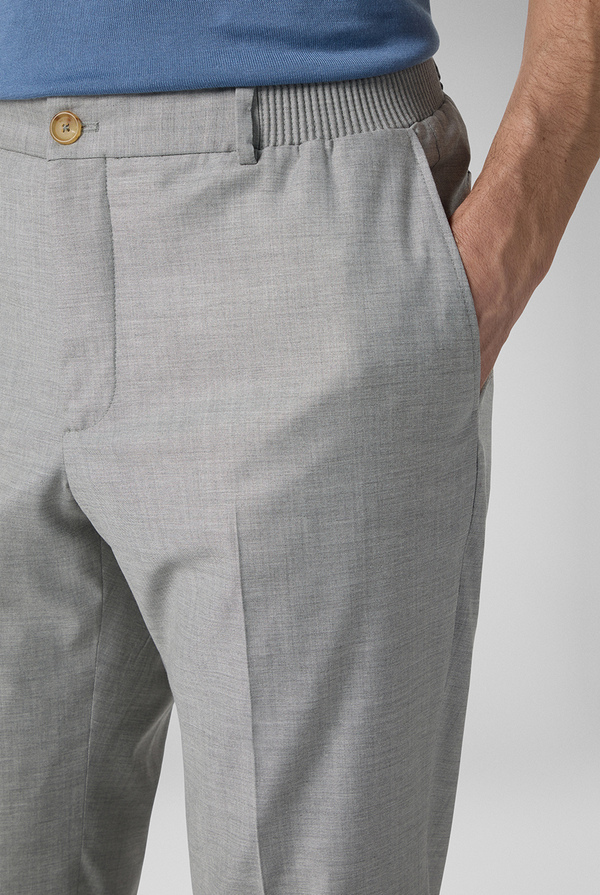 Classic trousers in wool and bamboo - Pal Zileri shop online