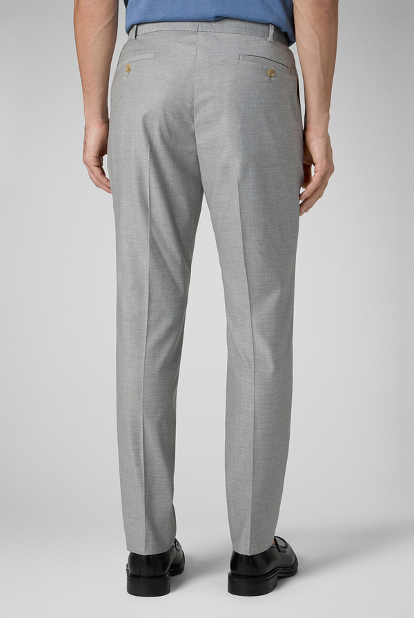 Classic trousers in wool and bamboo - Pal Zileri shop online