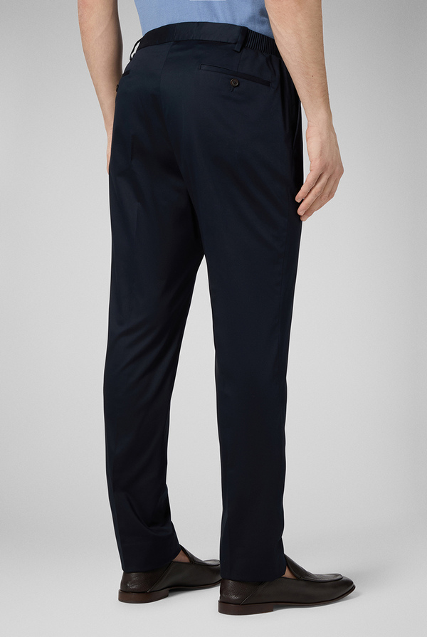 Trousers in cotton and stretch tencel - Pal Zileri shop online