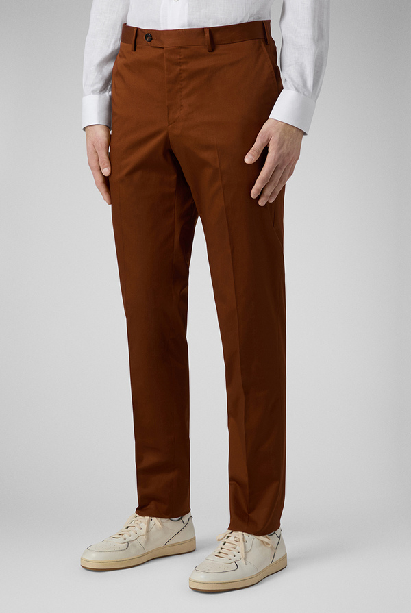 Trousers in stretch cotton - Pal Zileri shop online