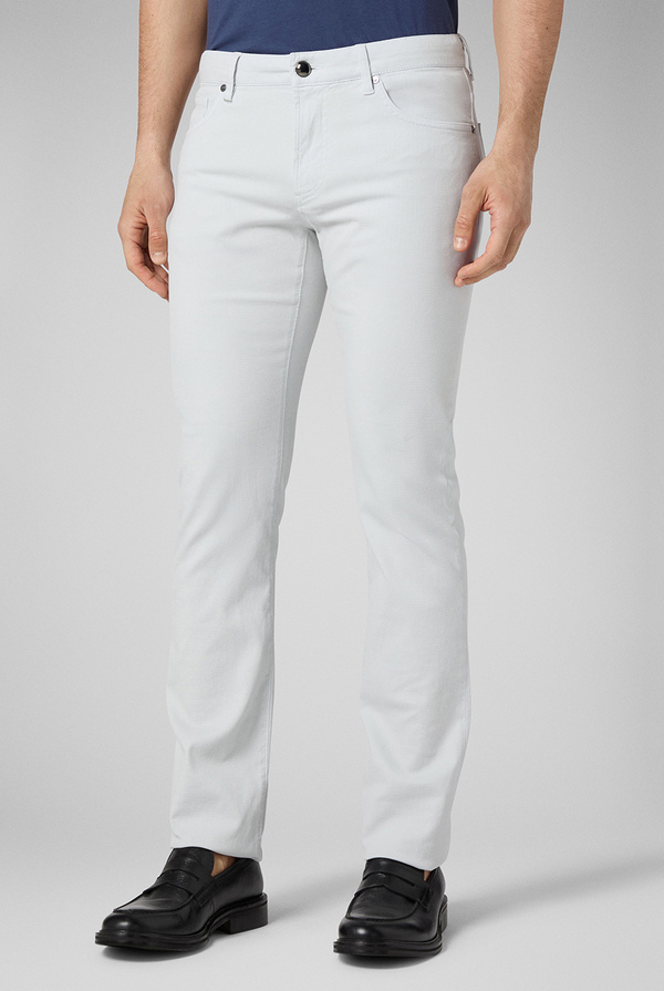 Pantalone 5 tasche in cotone stretch tinto in capo - Pal Zileri shop online