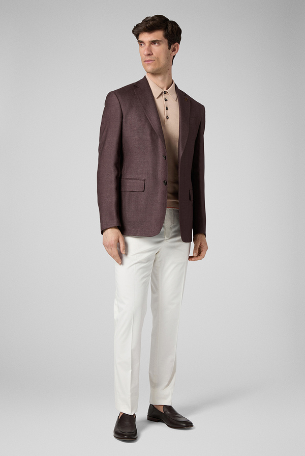 Tailored jacket in wool and silk - Pal Zileri shop online