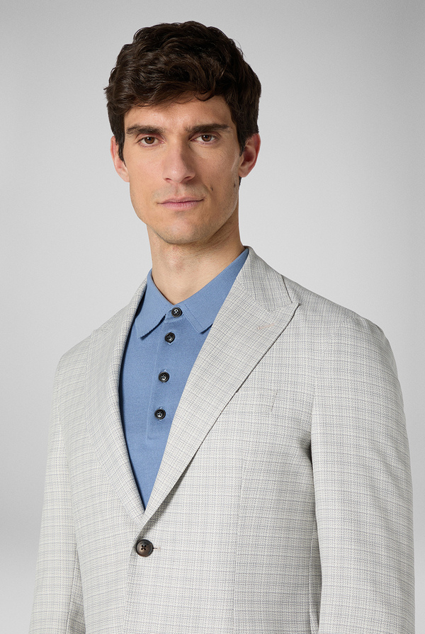 Effortless jacket with micro check motif - Pal Zileri shop online