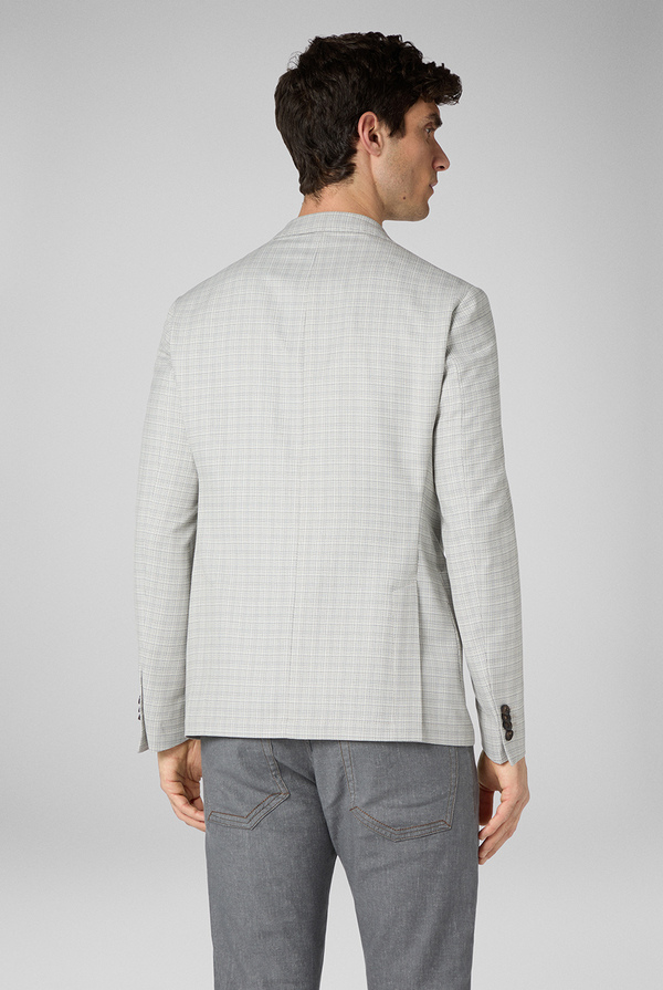 Effortless jacket with micro check motif - Pal Zileri shop online