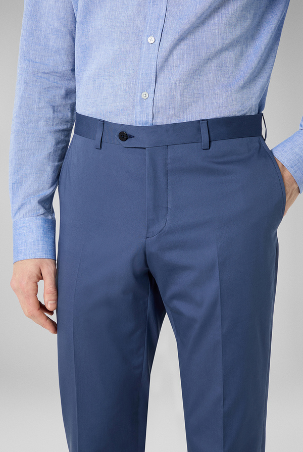 Vicenza suit in wool and stretch viscose LIGHT BLUE Pal Zileri