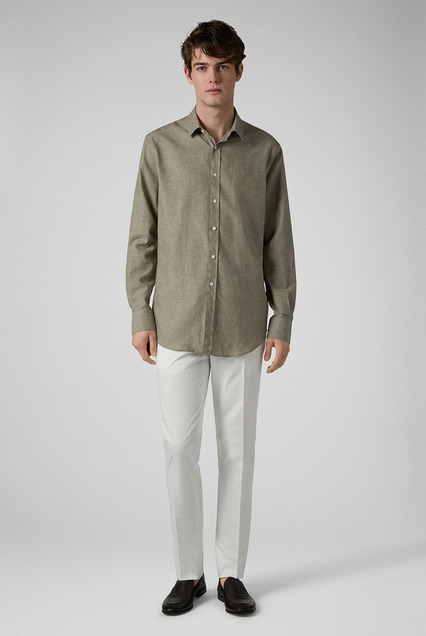 Shirt in linen and cotton - Pal Zileri shop online