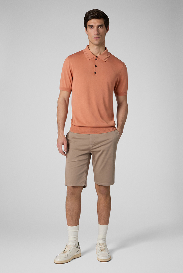 Polo in cotton and tencel - Pal Zileri shop online