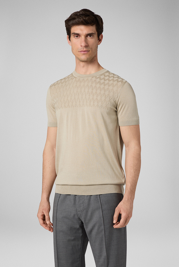 Tshirt with 3D stitch - Pal Zileri shop online