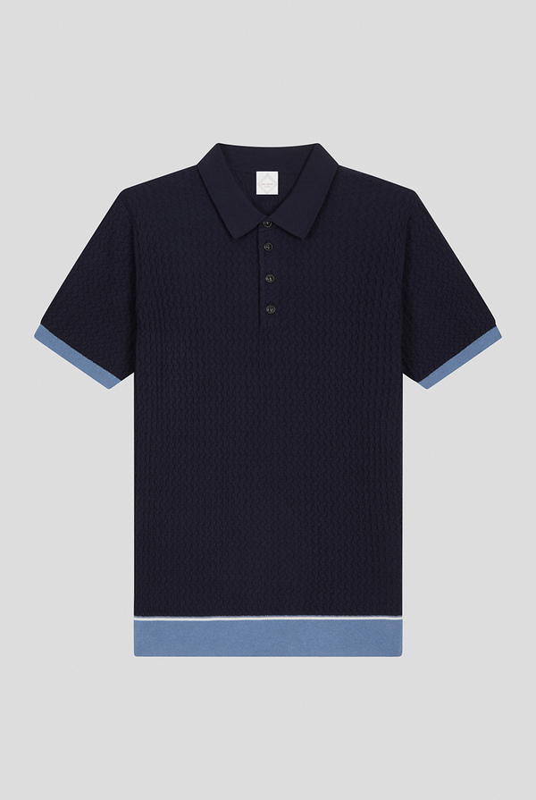 Polo with 3D stitiching - Pal Zileri shop online
