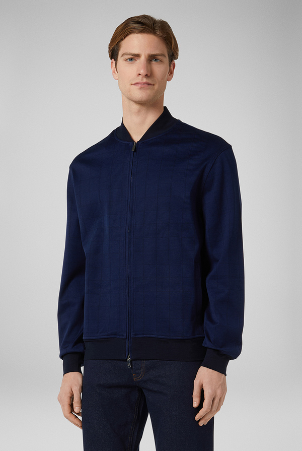 jacquard cotton sweatshirt - Pal Zileri shop online